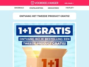 🎉 Laatste Kans: 1+1 GRATIS op meer dan 50 deals! 🎁