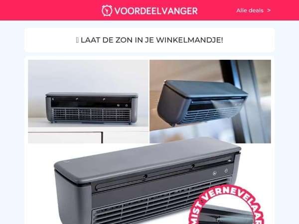 💥 Nieuw Met KORTING: Mist Aircooler -50% / Diabetessokken 3+3 Paar Gratis / Draadloze Hogedrukreiniger / Schommelbank / Plakstrip 8+8