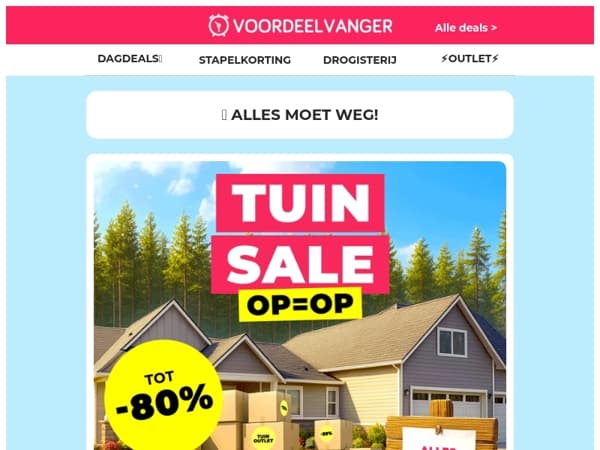 ☀️🌱 TUIN SALE: alles mag weg voor opruimprijzen!