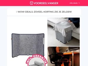 💥 SALE 💥 Infrarood Verwarmer (Incl Fleece!) / Waterdichte Moltons 1+1 / Lade Organizer / Werklicht 1+1 / Solar Buitenlamp