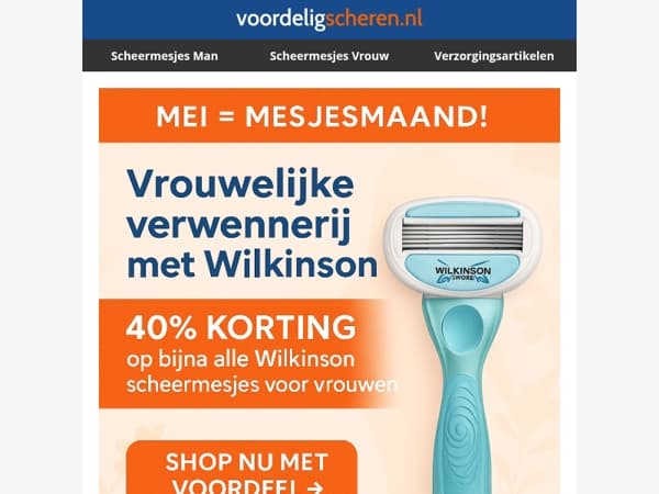 Scheermesjes | Wilkinson Vrouwen | mei aanbieding