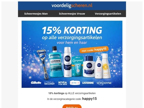 Gillette en Wilkin Scheermesjes | Alle verzorging |15% korting