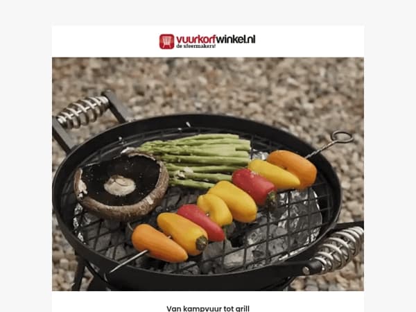 Van kampvuur tot grill: camping essentials