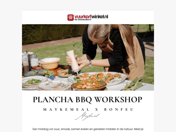 Plancha workshop van Bonfeu-chef Mayke 🥩