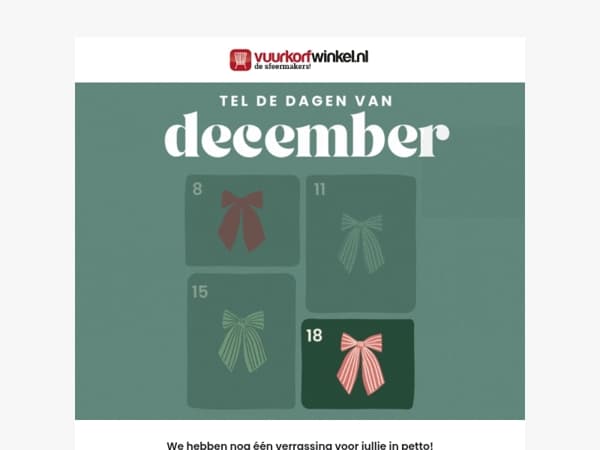 Open het laatste deurtje 👀