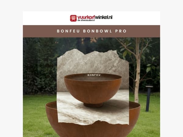 De perfecte halve bol, gemaakt voor vuur 🔥