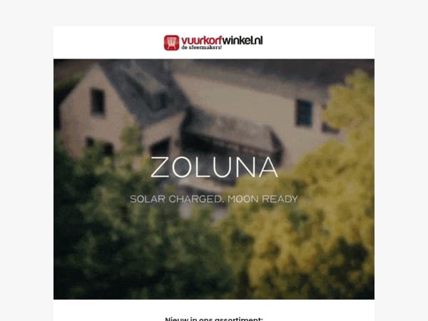 Nieuw: ZOLUNA solar tuinverlichting