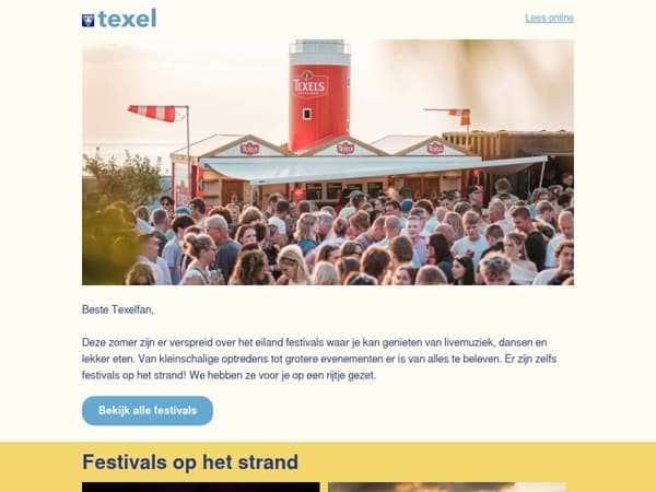Zin in zon, muziek en Texel?