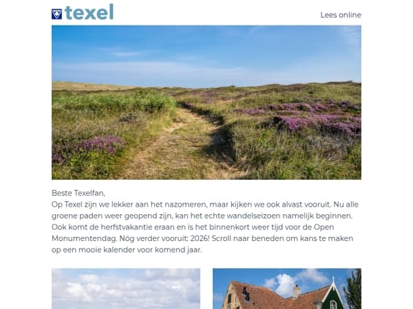 De groene paden zijn weer geopend!