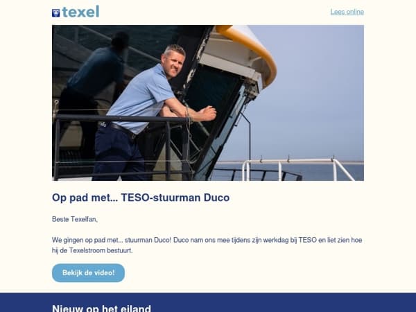 Op pad met... TESO-stuurman Duco