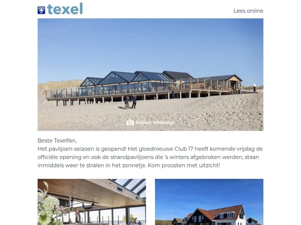 Het paviljoen-seizoen is geopend!