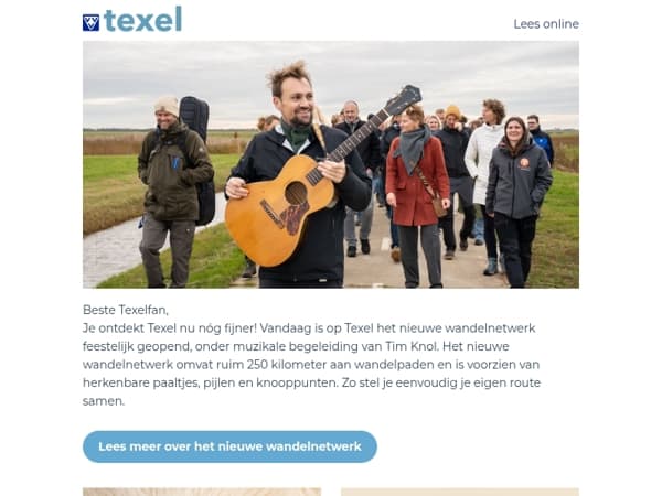 Wandelen op Texel wordt nóg leuker