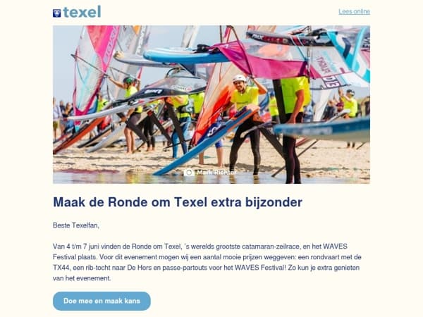 Win mooie prijzen en ontdek de evenementen van dit voorjaar