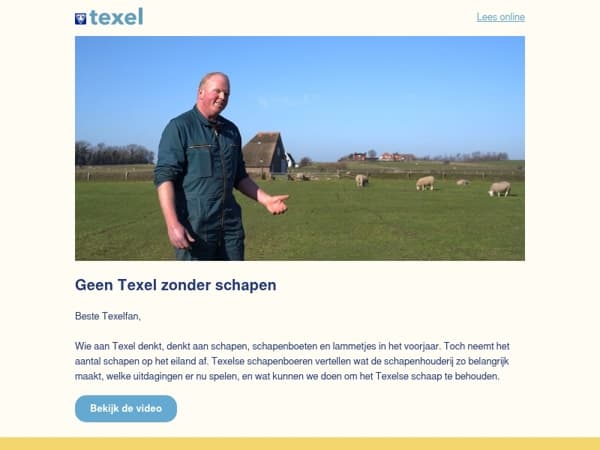Texel zonder schapen?