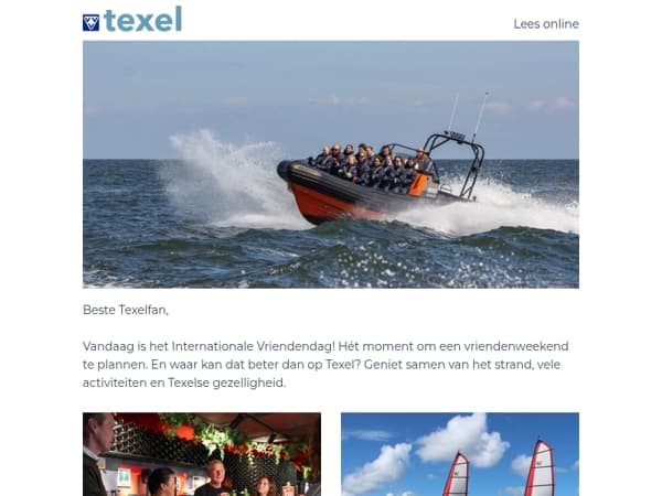Tijd voor een vriendenweekend op Texel?