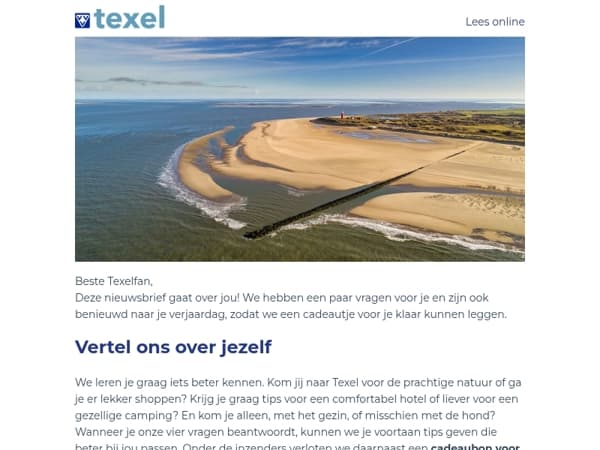 Deze nieuwsbrief gaat over jou