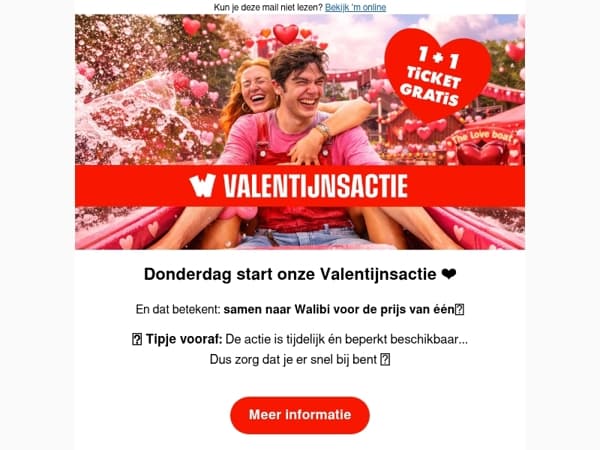 Vanaf donderdag: 1+1 gratis ❤️