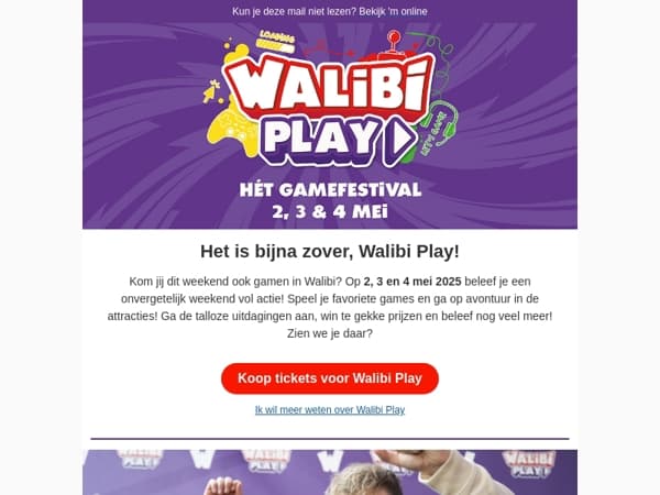 Level up! Walibi Play komt eraan 🎮