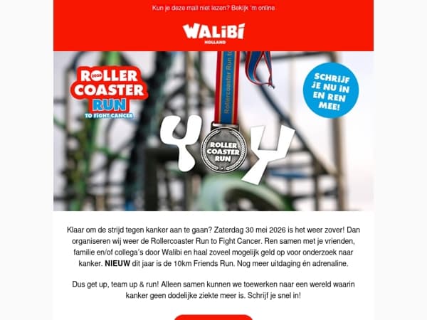 Rollercoaster Run 2026 - Ren jij mee?