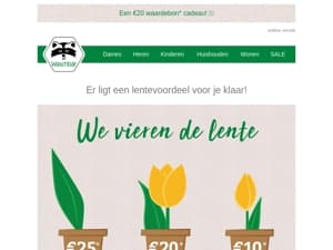 ⏰ Alleen nog vandaag: Een €20 waardebon* ligt voor je klaar! 🎁