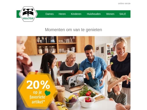Culinair genot in de zomerkeuken 🍽️☀️ 20% korting* op je favoriete artikel + sale