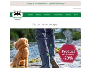 Nu: 20% op je favoriete artikel + gratis verzending* 🌦️🌈 Outdoor: de lente buiten beleven op duurzame wijze 