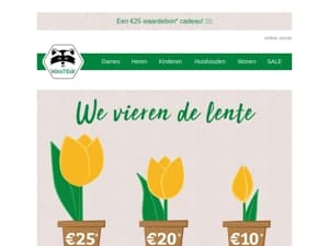 We vieren de lente 🌷 Profiteer nu van je lentevoordeel!