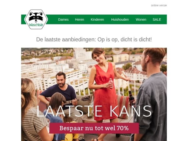 SALE met aanbiedingen van tot wel -70% 🌟🌞 & korting op je favoriete artikel*