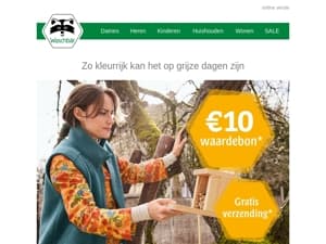 Sale tot wel 50%! ❤️ Een €10-waardebon cadeau + gratis verzending* 🎁