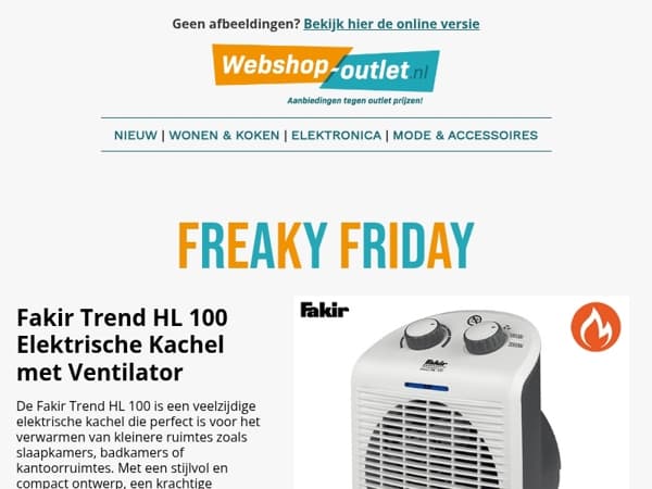 🎉 Freaky Friday = Fakir Heater / Brend Hoofdkussen / Fleece Dekens / Mutsen met LED / Tea Lights