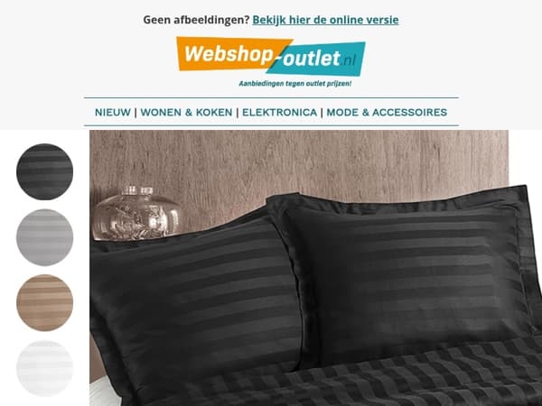 Hotelkwaliteit dekbedovertrekken / Topdekmatrassen / Design Boxsping / Led Dimmer / Onderrug Ondersteuning