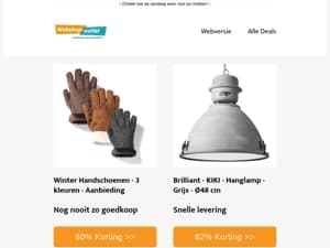 Warme Handschoenen Extra Scherp Geprijsd / Kiki Industrieel Hanglamp / En meer..