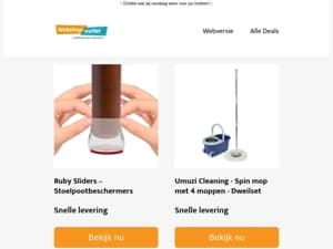 Stoelpoot beschermers / Spin Mob van Umuzi Cleaning / Noodhamer / Buigbare Raamwisser