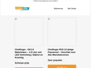 🍽️ Luxe Koken Zonder Hoge Prijs? Dit Is Jouw Kans!