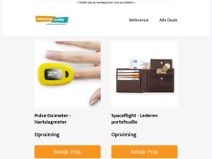 Opruiming - Pulse Hartslagmeter/Oximeter / Lederen Portefeuille / Elektrische Tandenborstel / Schoenenrek