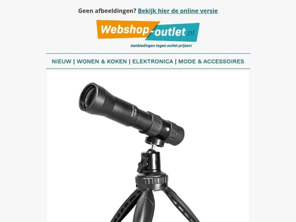 Telescoop / Draadloze Luchtcompressor / Emma Kussens / Magnetische Autoruitcover / Smile Pannenset