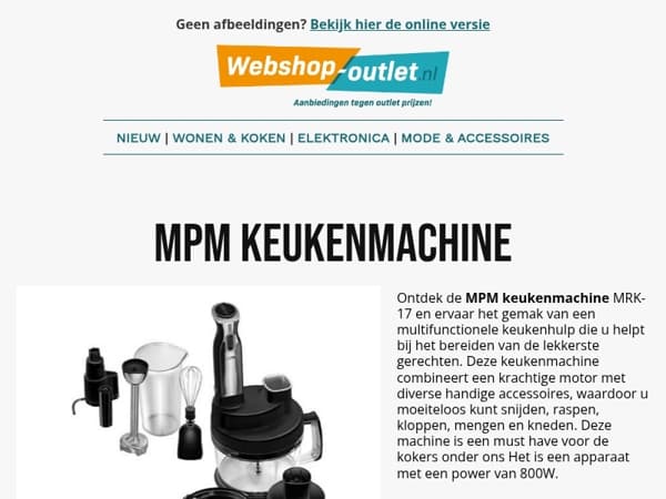 🍽️ Slim koken begint hier – topdeals voor jouw keuken