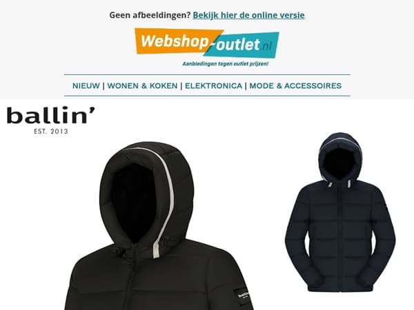 🆕 Nieuw binnen: Ballin Winterjassen / FlinQ Zaklampen / Modieuze Zip Pullover van Mario Russo