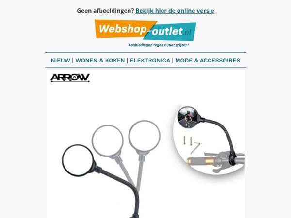 Fietsspiegels van Arrow / Corrigerende Dames Hemden / 1+1 Philips Zaklampen / Vogelbox met Geluid / Vergrootglas bril