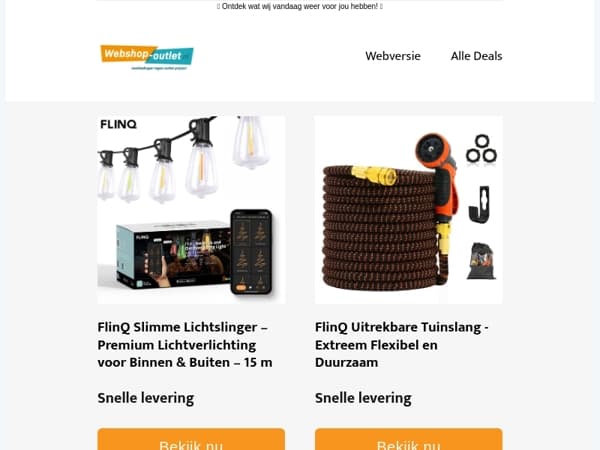 Ben je al bekend met onze FlinQ items? Nu Extra Scherp Geprijsd!