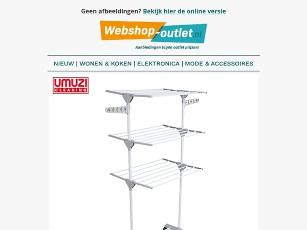 Luxe Droogrek / Keuken Organizer / 500 Vaatwastabletten / Nexxt Flat Mop / Tefal Braadpan