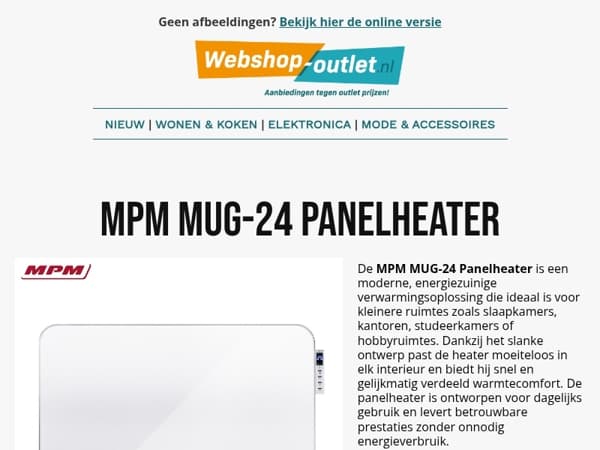 💥 Extreem zuinig & superkrachtig: ontdek de MPM Panelheater!
