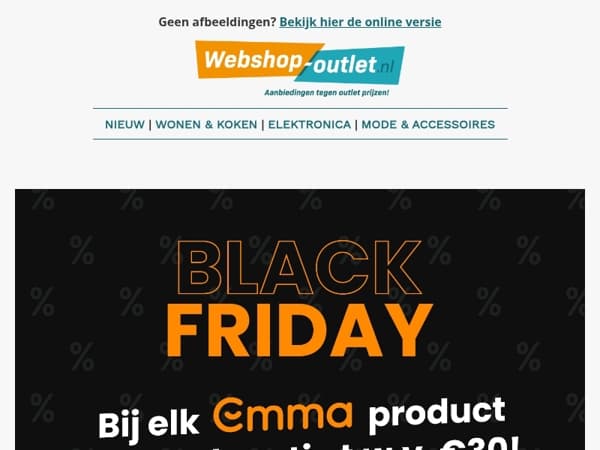 🖤 Black Friday: Emma Matrassen + GRATIS Cadeau t.w.v. €30,-!