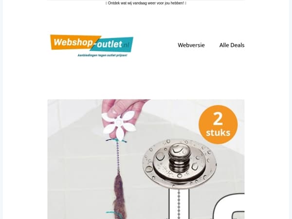 Drain Wig Nooit Meer Verstopte Putjes / Happy Compressie Sokken / Heuptasje / Matras Wig