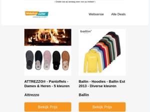 Pantoffels - Ballin Truien - Militaire Zaklamp - Bitmore Portemonnee