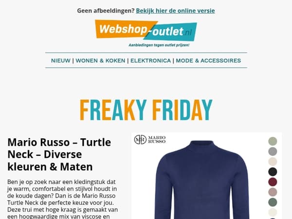 🎉 Freaky Friday = Mario Russo Kleding voor Dumpprijzen ⏰