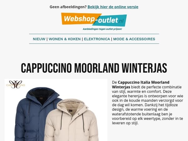 ☕ Warm, stijlvol & nieuw – ontdek de Cappuccino Winterjassen 🧥