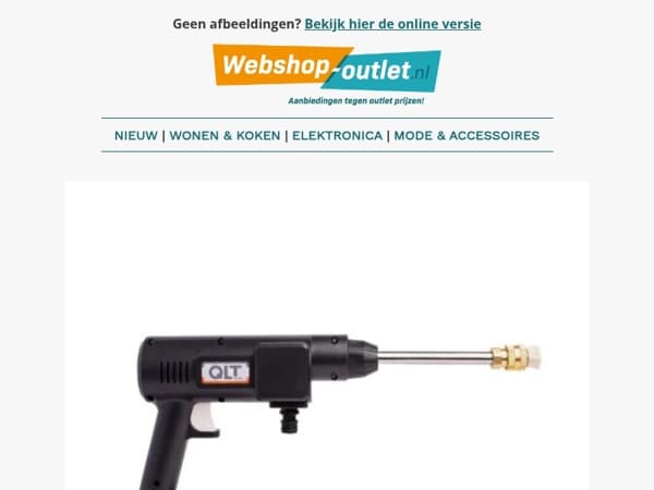 QLT Items - Draadloze Hogedrukreiniger / Decoratieve Vogel met Vogelgeluiden / Nekmassage / Draadloze Luchtcompressor / En meer..