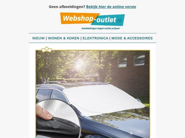 Magnetische Autoruitscherm / MPM Heater / Smile Pannenset / Philips Zaklampen / MPM Keukenmachine