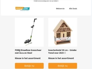 Insectenhotel / Draadloze Grasschaar met Accu / Fruitvliegenval / Uittrekbare Windscherm